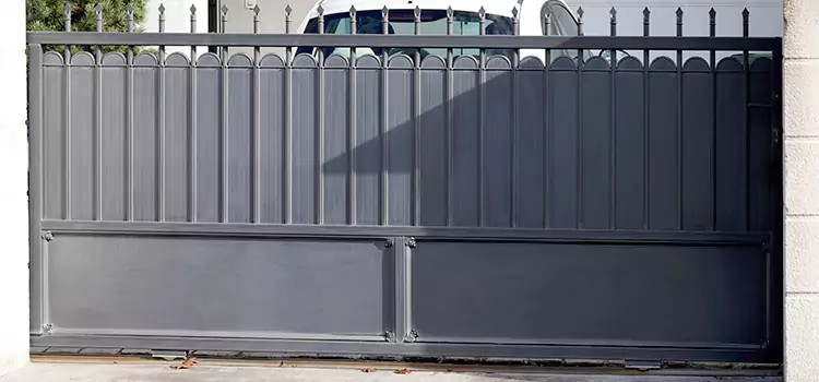 Metal Driveway Gate Installation Roy